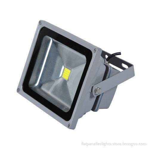 30w Bridgelux Outdoor Led Pir Floodlight Fixtures For Factory Outside 2700lm